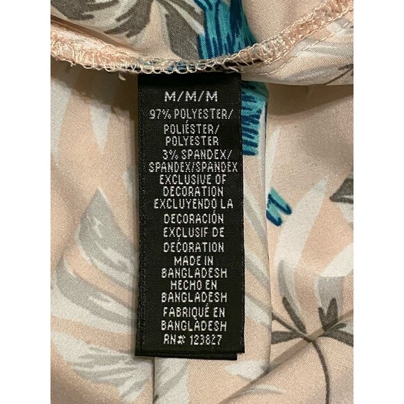 Good Vibes Life Is A Beach 80s Pastel Pink Bird Hawaiian Mens Shirt Med Resort - Picture 10 of 12